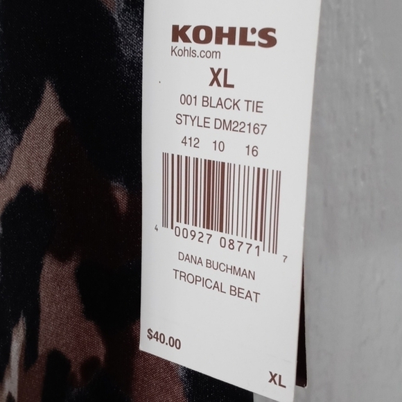 Dana Buchman leopard print top extra large - Picture 7 of 12